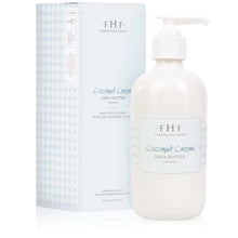 Load image into Gallery viewer, Coconut Cream Shea Butter Cream Pump Top 8 oz
