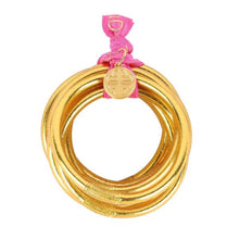 Load image into Gallery viewer, Budhagirl Gold All Weather Bangles, Set of 9 LARGE