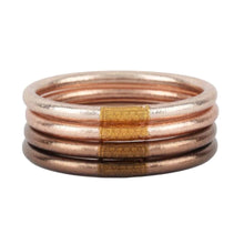 Load image into Gallery viewer, Budhagirl Fawn All Weather Bangles, Set of 4 LARGE