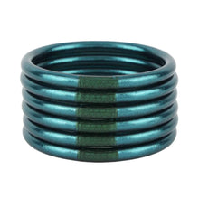 Load image into Gallery viewer, Budhagirl Plume All Weather Bangles, Set of 6 LARGE