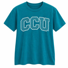 Load image into Gallery viewer, CCU Polka Dot Tee- Teal