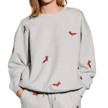 Load image into Gallery viewer, Embroidered Christmas Dachshund Crewneck