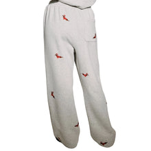 Load image into Gallery viewer, Embroidered Christmas Dachshund Sweatpants