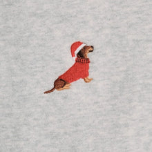 Load image into Gallery viewer, Embroidered Christmas Dachshund Sweatpants