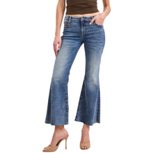 Load image into Gallery viewer, Hidden Low Rise Crop Happi Flare Jean