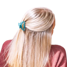 Load image into Gallery viewer, Teleties Open Teal With It Small Hair Clip