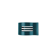 Load image into Gallery viewer, Teleties Teal With It Medium Flat Rectangle Hair Clip