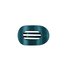 Load image into Gallery viewer, Teleties Teal With It Large Flat Round Hair Clip