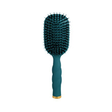 Load image into Gallery viewer, Boar Bristle Hair Brush - Teal With It