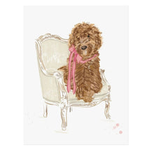 Load image into Gallery viewer, Rebecca Illustrated Sit Pretty Doodle Dog Art Print 8X10
