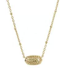 Load image into Gallery viewer, Kendra Scott Tiger Striped Elisa Gold Pendant Necklace Dark Brown Hawk's Eye