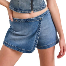 Load image into Gallery viewer, Hidden Micro Mini Wrap Skort