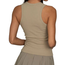 Load image into Gallery viewer, Pale Travertine Ribbed Cotton Tank