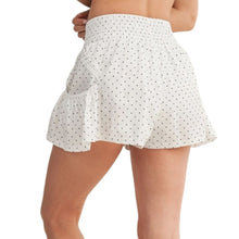 Load image into Gallery viewer, Polka Dot Print Nylon Flare Shorts