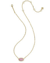Load image into Gallery viewer, Kendra Scott Elisa Luxe Necklace in Pink CZ