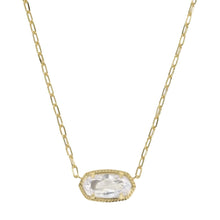 Load image into Gallery viewer, Kendra Scott Elisa Luxe Necklace in White CZ