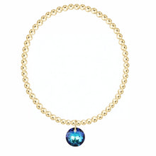 Load image into Gallery viewer, enewton Reflection Charm 12 Gold 3mm Bead Bracelet