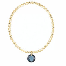 Load image into Gallery viewer, enewton Reflection Charm 09 3mm Gold Bead Bracelet