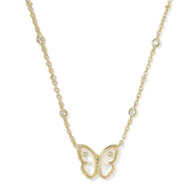 Load image into Gallery viewer, Kendra Scott Cailey Butterfly Gold Short Pendant Necklace