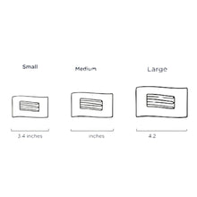 Load image into Gallery viewer, Dreamsicle Medium Flat Rectangle Hair Clip