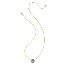 Load image into Gallery viewer, Kendra Scott Brynne Shell Gold Short Pendant Necklace
