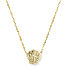 Load image into Gallery viewer, Kendra Scott Brynne Shell Gold Short Pendant Necklace