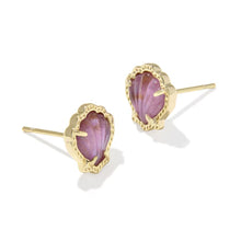 Load image into Gallery viewer, Kendra Scott Brynne Shell Gold Stud Earring