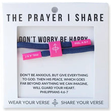 Load image into Gallery viewer, Don't Worry Be Happy Christian Cord Bracelet
