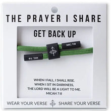 Load image into Gallery viewer, Get Back Up Bracelet, Christian Cord Bracelet