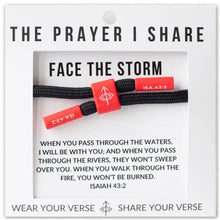 Load image into Gallery viewer, Face the Storm Prayer Bracelet, Athletes, First Responders