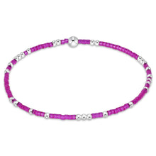 Load image into Gallery viewer, Enewton Hope Unwritten Bracelet in Fuchsia/Silver