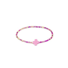Load image into Gallery viewer, enewton EGIRL Hope Unwritten Signature Cross Bracelet - Back To The Fuchsia
