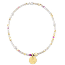 Load image into Gallery viewer, egirl Hope Unwritten Bracelet - With Sprinkles On Top - be you. Small Gold Disc