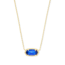 Load image into Gallery viewer, Kendra Scott Elisa Gold Cobalt Cats Eye