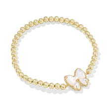 Load image into Gallery viewer, Kendra Scott Haley Bow Gold Stretch Bracelet