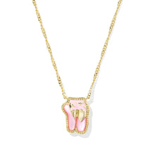 Load image into Gallery viewer, Kendra Scott Gold Ballet Slipper Necklace