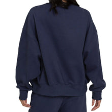 Load image into Gallery viewer, DARK DENIM GOLD HINGE WIDE ARM SWEATSHIRT