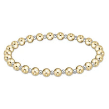 Load image into Gallery viewer, EXTENDS - CLASSIC GRATEFUL PATTERN 5MM BEAD BRACELET - MIXED METAL