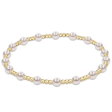 Load image into Gallery viewer, classic sincerity pattern 4mm bead bracelet - pearl