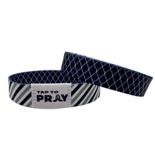 Load image into Gallery viewer, TAP TO PRAY WRISTBANDS - GRAPHITE & INK-SMALL
