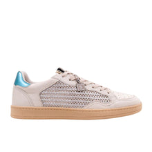 Load image into Gallery viewer, Roma Silver Woven Teal Sneaker