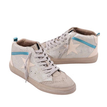 Load image into Gallery viewer, Paulina Mid-Top Sterling Woven Sneaker