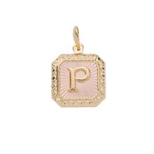 Load image into Gallery viewer, &Livy Two Tone Letter Charm-P