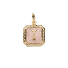 Load image into Gallery viewer, &Livy Two Tone Letter Charm-I