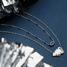 Load image into Gallery viewer, Cheer Silver Short Pendant Necklace-Mother of Pearl