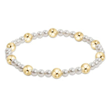 Load image into Gallery viewer, enewton Pearl Sincerity Pattern 4mm Bead Bracelet-6mm Gold