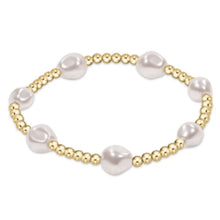 Load image into Gallery viewer, enewton Admire Gold 3mm Bead Bracelet-Pearl