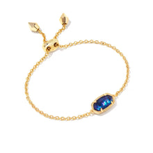Load image into Gallery viewer, Kendra Scott Elaina Bracelet Navy Abalone