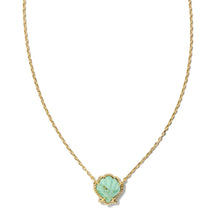 Load image into Gallery viewer, Brynne Gold Shell Short Pendant Necklace