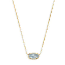 Load image into Gallery viewer, Kendra Scott Elisa Light Blue Illusion Necklace